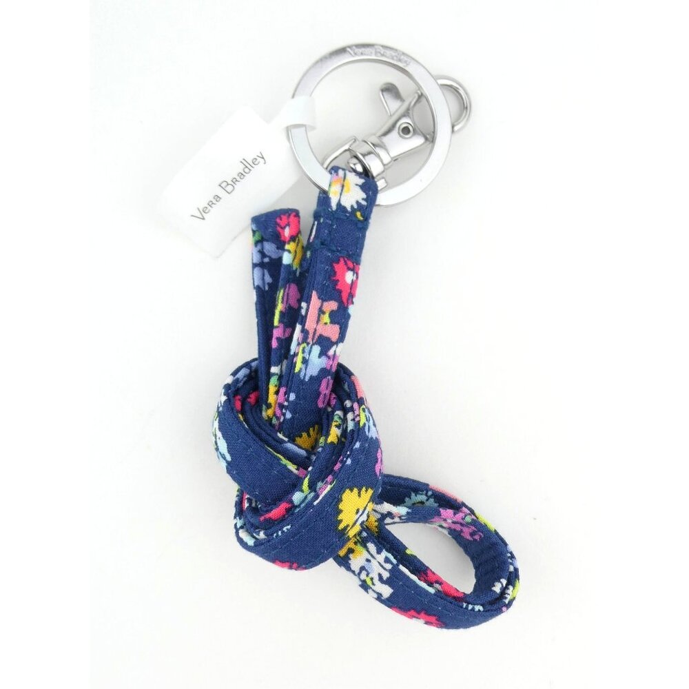 Vera Bradley Scattered Wildflowers Cotton Lanyard NWT